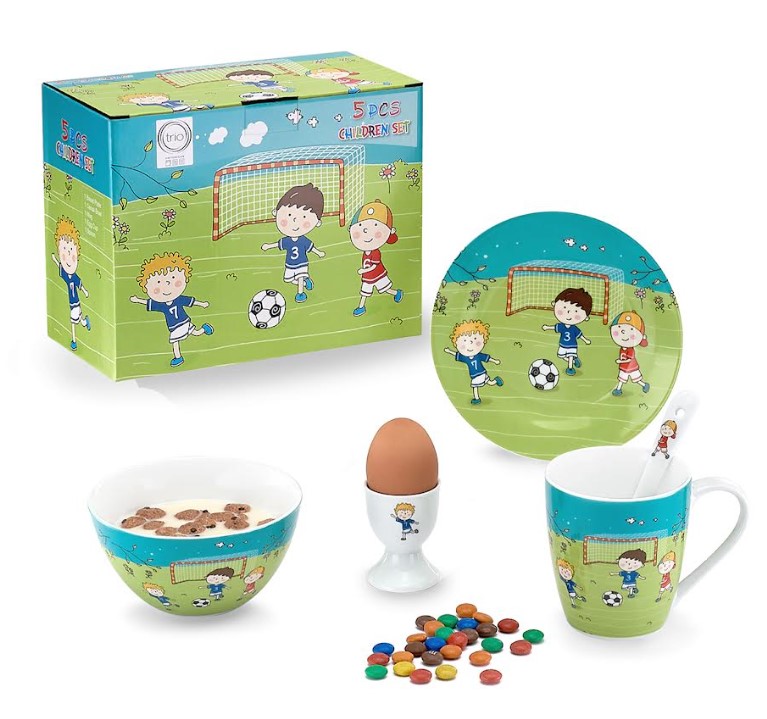 Παιδικό Σετ Φαγητού 5τμχ Πορσελάνης Play CRYSPO TRIO 28.8564.90 (Υλικό: Πορσελάνη, Μέγεθος: Παιδικά) - CRYSPO TRIO - 28.8564.90